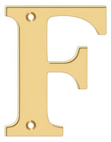 Deltana RL4F-CR003 lifetime polished brass address number