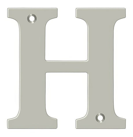 Deltana RL4H-15 satin nickel address number