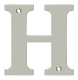 Deltana RL4H-15 satin nickel address number