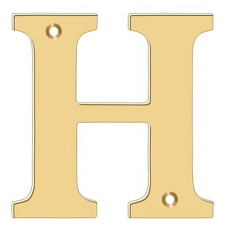 Deltana RL4H-CR003 lifetime polished brass address number