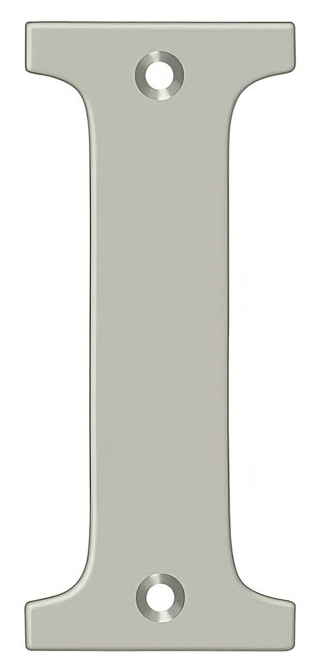 Deltana RL4I-15 satin nickel address number