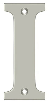 Deltana RL4I-15 satin nickel address number