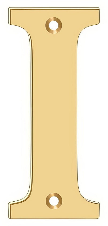 Deltana RL4I-CR003 lifetime polished brass address number