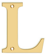 Deltana RL4L-CR003 lifetime polished brass address number