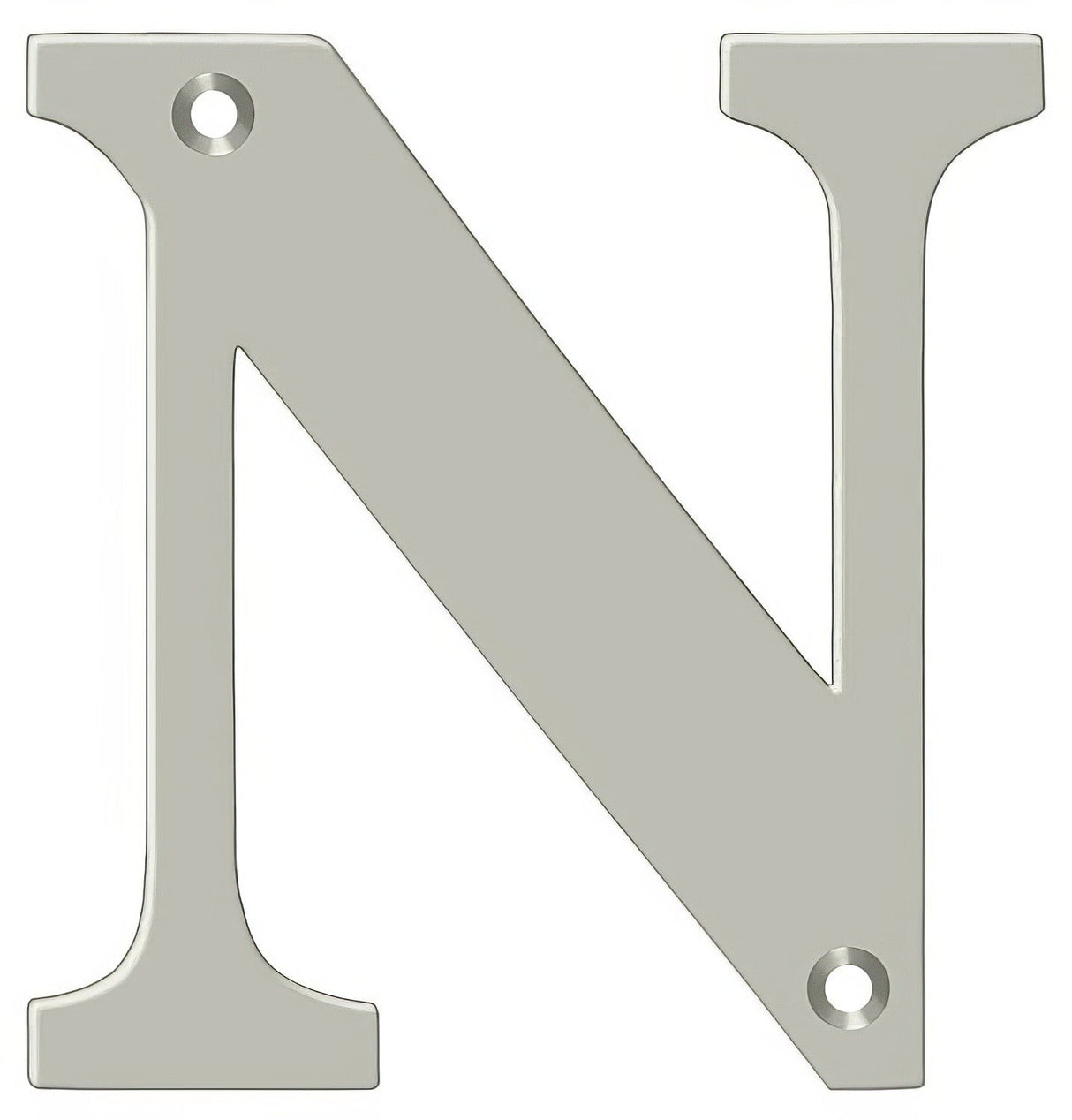 Deltana RL4N-15 satin nickel address number