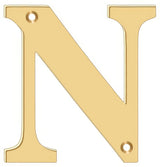 Deltana RL4N-CR003 lifetime polished brass address number