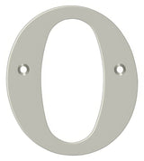 Deltana RL4O-15 satin nickel address number