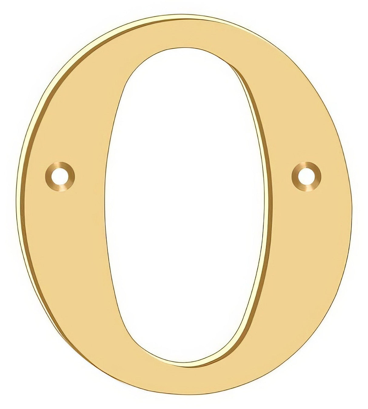 Deltana RL4O-CR003 lifetime polished brass address number