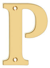 Deltana RL4P-CR003 lifetime polished brass address number