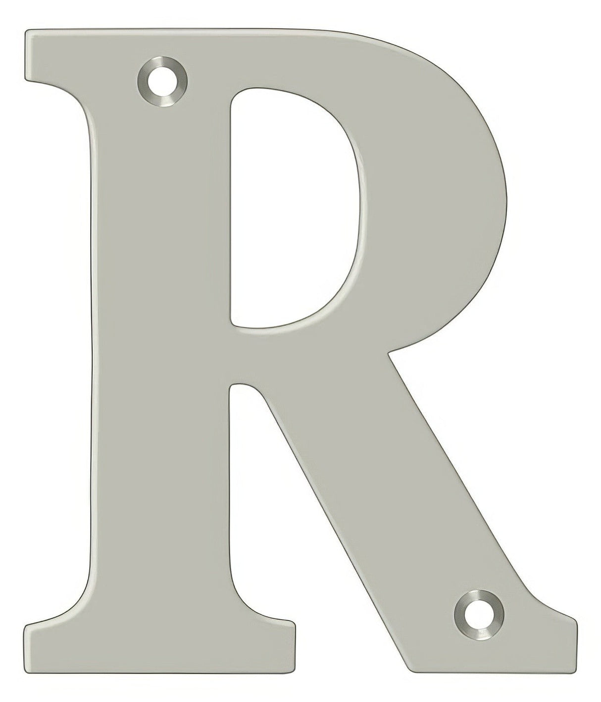 Deltana RL4R-15 satin nickel address number