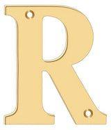 Deltana RL4R-CR003 lifetime polished brass address number