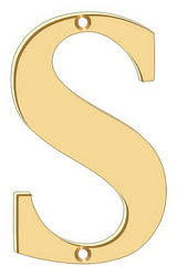 Deltana RL4S-CR003 lifetime polished brass address number