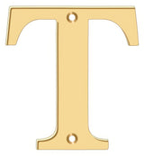 Deltana RL4T-CR003 lifetime polished brass address number