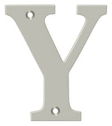 Deltana RL4Y-15 satin nickel address number