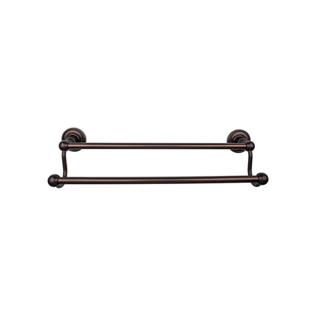 Top Knobs ED11ORBF TOP BATH (R) Edwardian Bath Double 32 1/2" Wall Mounted Towel Bar Oil Rubbed Bronze