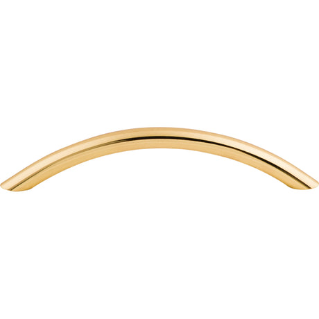 Top Knobs M426 Curved Wire 5 1/16" Center to Center Bar Pull Polished Brass