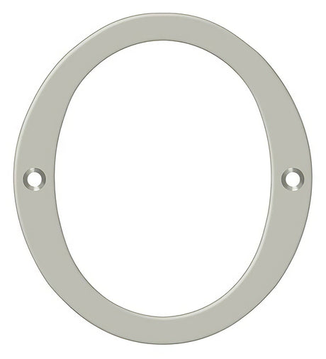 Deltana RN4-0U15 satin nickel address number