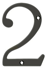 Deltana RN4-2U10B oil rubbed bronze address number