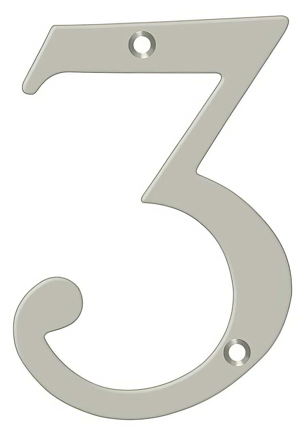 Deltana RN4-3U15 satin nickel address number
