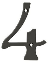 Deltana RN4-4U10B oil rubbed bronze address number