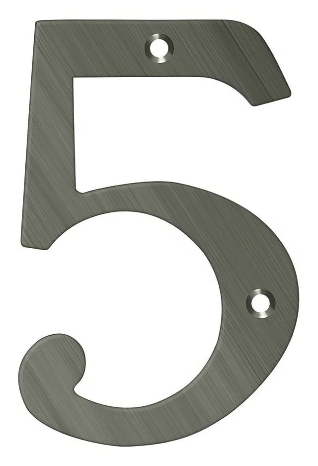 Deltana RN4-5U15A antique nickel address number