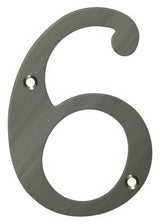 Deltana RN4-6U15A antique nickel address number