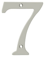 Deltana RN4-7U15 satin nickel address number