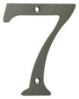 Deltana RN4-7U15A antique nickel address number