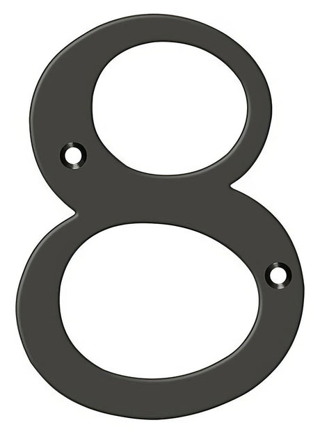Deltana RN4-8U10B oil rubbed bronze address number