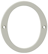 Deltana RN6-0U15 satin nickel address number