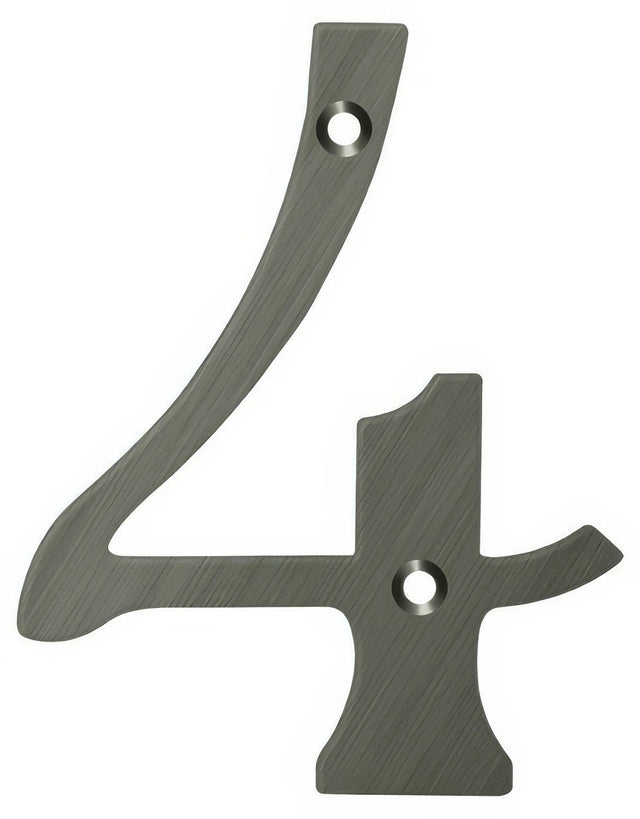 Deltana RN6-4U15A antique nickel address number