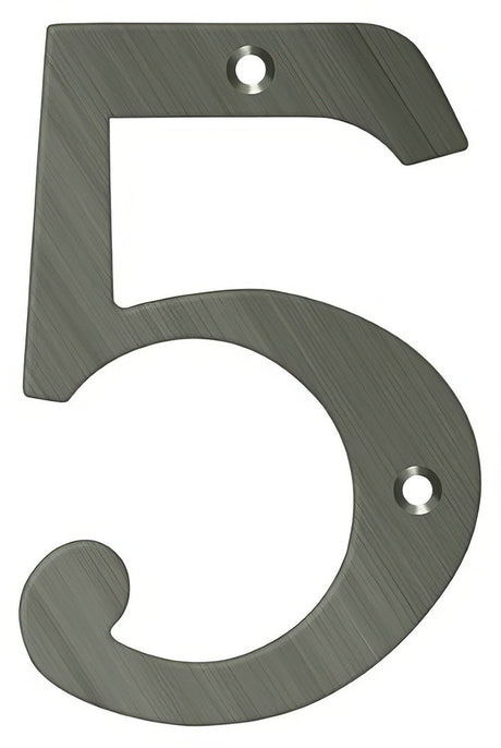 Deltana RN6-5U15A antique nickel address number
