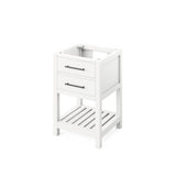 Jeffrey Alexander Wavecrest 24" White Single Sink Bathroom Vanity with Black Granite Top - 8 in. Widespread Faucet Top product image 3