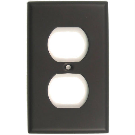 Rusticware 783ORB 783 Single Receptacle Switch Plate Oil Rubbed Bronze