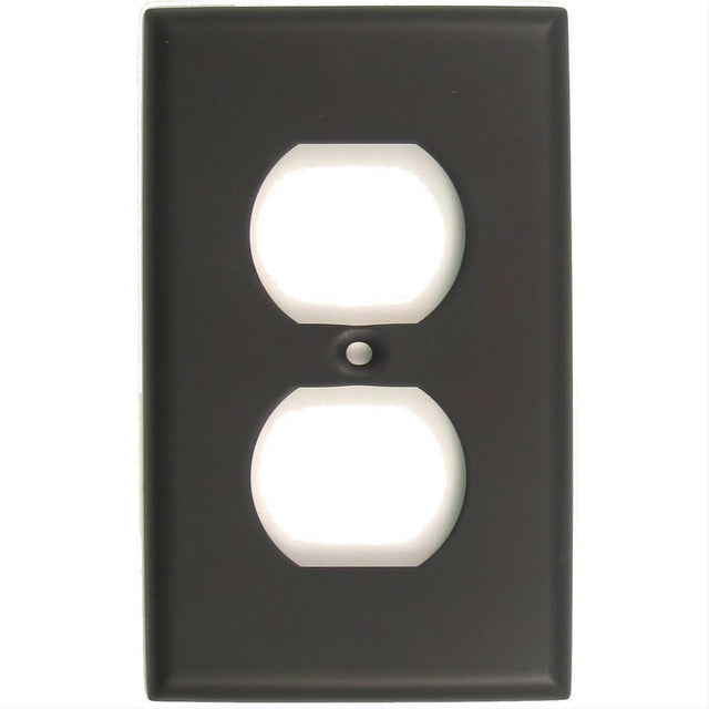 Rusticware 783ORB 783 Single Receptacle Switch Plate Oil Rubbed Bronze