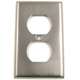 Rusticware 783SN 783 Single Receptacle Switch Plate Satin Nickel