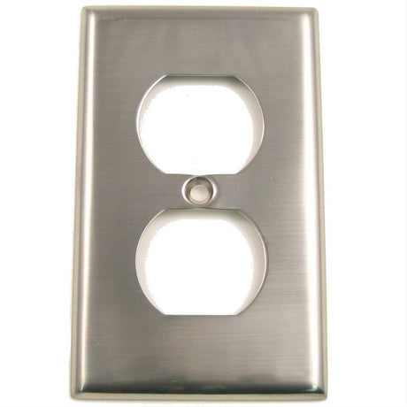 Rusticware 783SN 783 Single Receptacle Switch Plate Satin Nickel