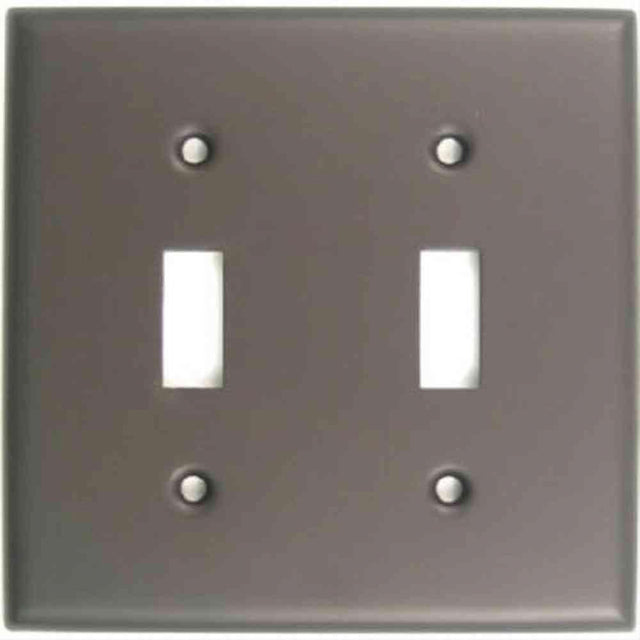 Rusticware 785ORB 785 Double Toggle Switch Plate Oil Rubbed Bronze