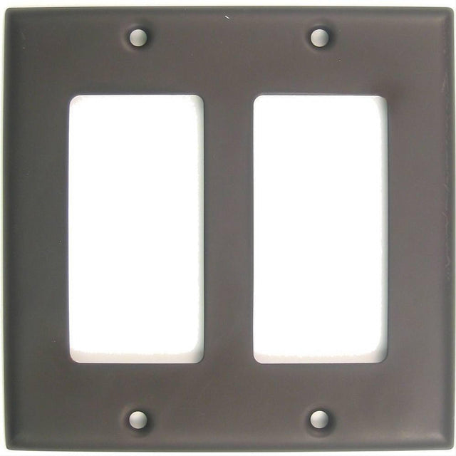 Rusticware 787ORB 787 Double Rocker Switch Plate Oil Rubbed Bronze
