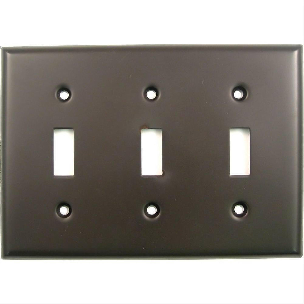 Rusticware 789ORB 789 Triple Toggle Switch Plate Oil Rubbed Bronze