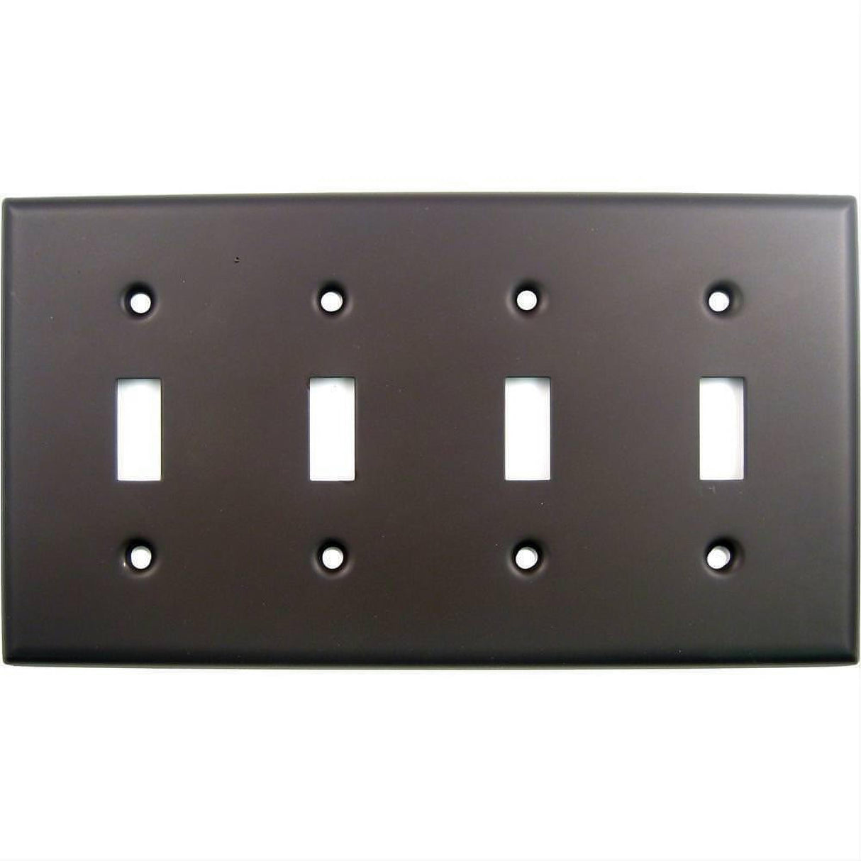 Rusticware 790ORB 790 Quadruple Toggle Switch Plate Oil Rubbed Bronze