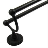 Rusticware 8222ORB 8222 Midtowne 24" Double Towel Bar Oil Rubbed Bronze