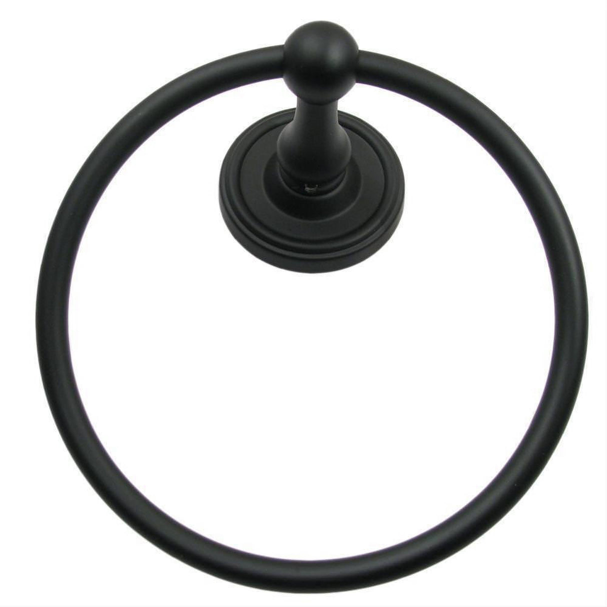 Rusticware 8286BLK 8286 Midtowne Towel Ring Black
