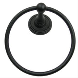 Rusticware 8286BLK 8286 Midtowne Towel Ring Black
