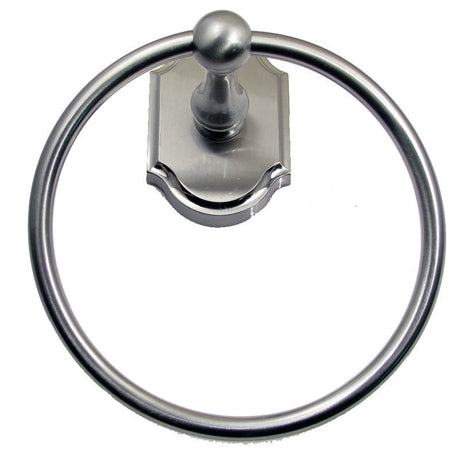 Rusticware 8686SN satin nickel towel ring
