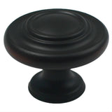 Rusticware 921BLK 921 1-5/16" Flat Mushroom Cabinet Knob Black