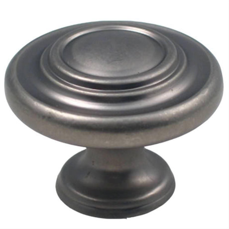 Rusticware 921WP 921 1-5/16" Flat Mushroom Cabinet Knob Weathered Pewter