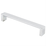Rusticware 955CH 955 Modern Square Pull with 8 Inch Center to Center Chrome