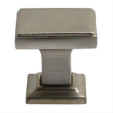 Rusticware 991SN 991 1-1/8" Modern Square Cabinet Knob Satin Nickel