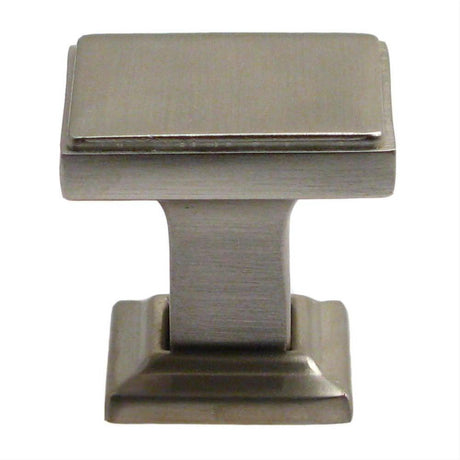Rusticware 991SN 991 1-1/8" Modern Square Cabinet Knob Satin Nickel